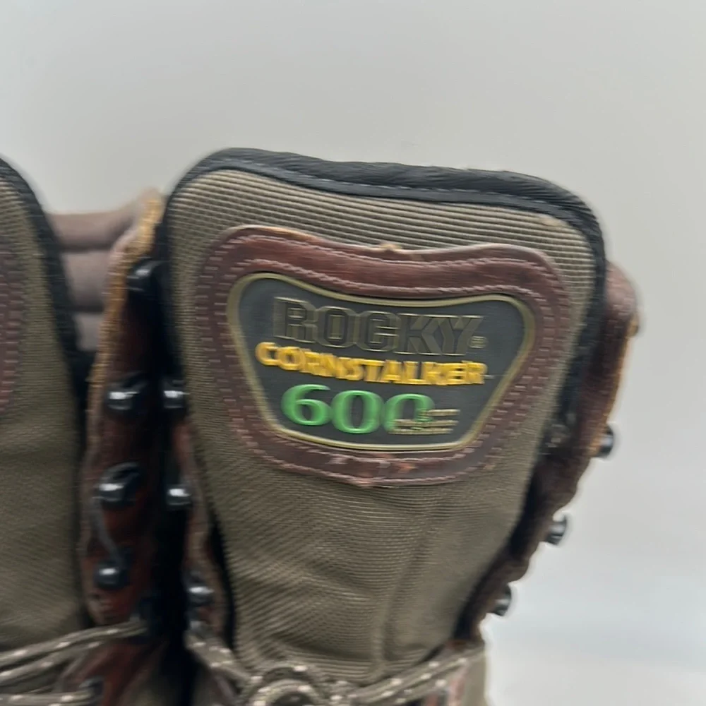 Rocky Gore-Tex Cornstalker Waterproof 600 Gram Insulated Boot Work 13 WIDE